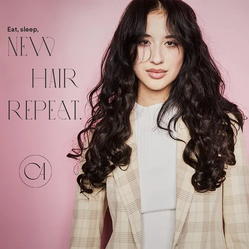 Miniatura 8 de PRETTYSHOP XXL Full Head Set 8 PCs 20 pulgadas Clip en extensiones de pelo Hairpiece Wavy Heat-Resisting, CES1-1_1, 1