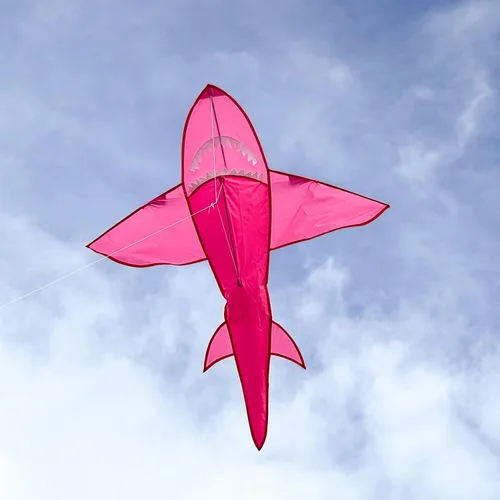 Miniatura 2 de in The Breeze 3D Shark Kite - Single Line - Easy-Flying - Includes Kite Line and Bag
