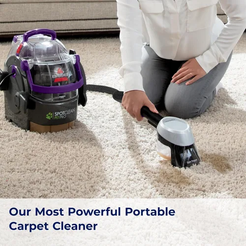 Miniatura 9 de Bissell SpotClean Pet Pro - Limpiador de alfombras portátil, 2458