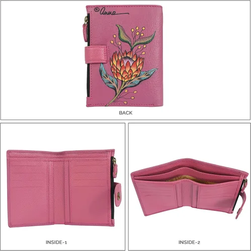 Miniatura 34 de Anna by Anuschka Cartera de mujer pintada a mano de cuero genuino para mujer
