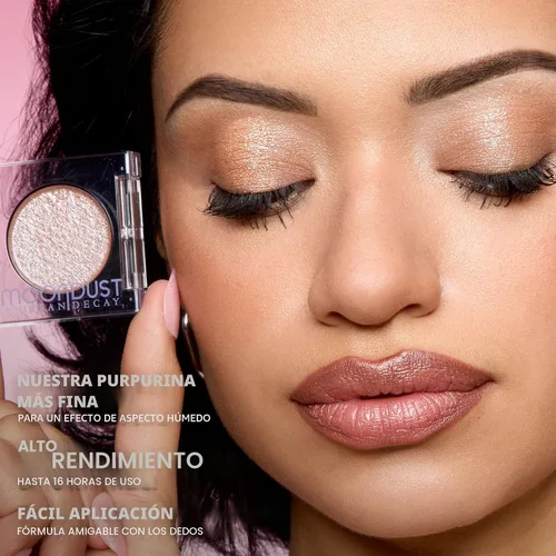 Miniatura 3 de URBAN DECAY Sombra de ojos con purpurina 24/7 Moondust - Maquillaje de ojos brillante, uso de larga duración, acabado brillante altamente Solsticio