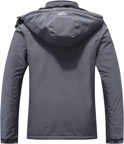 Miniatura 2 de Pooluly - Chaqueta de invierno para esquísnowboard para mujer, con capucha, impermeable, rompeviento
