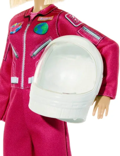 Miniatura 5 de Barbie Careers - Muñeca de Moda Astronauta con Look Removible con Traje Espacial Rosa y Zapatos, Más Accesorio de Casco, Carrera del Año 2026