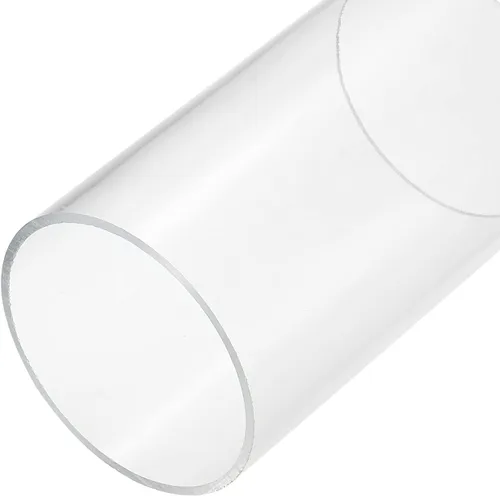 Miniatura 10 de MECCANIXITY Tubo acrílico transparente rígido redondo tubo 145 mm (5.7 ") ID 150 mm (6") OD 6" para lámparas y linternas, sistema de refrigeración