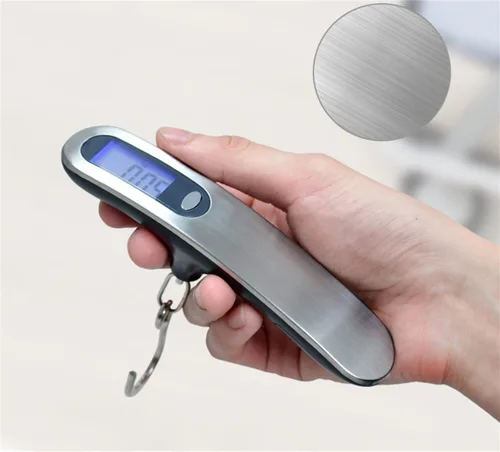 Miniatura 4 de TXY - Báscula de equipaje de 110.2 lbs110 libras, pantalla LCD portátil, báscula electrónica, equilibrio de peso, maleta, bolsa de viaje