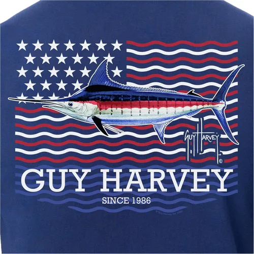 Miniatura 8 de Guy Harvey Camiseta de manga corta Threadcycled para hombre