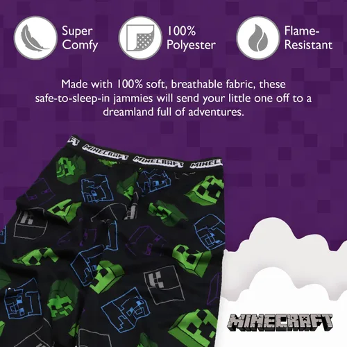 Miniatura 3 de Minecraft Pantalones de pijama para niños