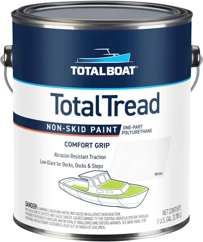Miniatura 9 de TotalBoat TotalTread - Pintura antideslizante para cubierta, revestimiento de tracción antideslizante de grado marino para barcos, madera, fibra