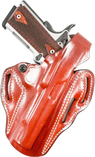 Miniatura 8 de DeSantis Thumb Break Scabbard - OWB Gun Holster for Men and Women, Leather Belt Slide Holster for Pistols, Exact Molding, Secure and Highly