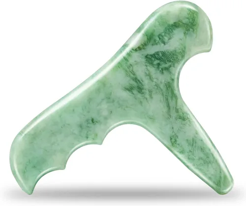 Miniatura 8 de Herramienta de masaje de punto de activación de tejido profundo, piedra natural Bian, piedra de raspado de acupuntura Gua Sha, reflexología de pies