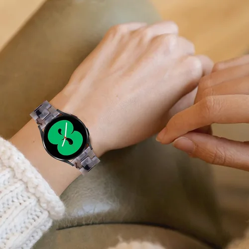Miniatura 4 de Correas de reloj de resina compatibles con Samsung Galaxy Watch 7/6/5/4/FE 1.575 in 1.732 in, Galaxy Watch 6/4 Classic 1.654 in 1.693 in 1.811 in