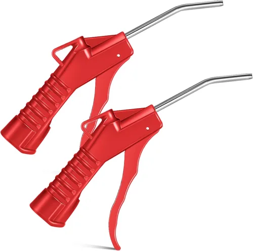 Miniatura 16 de Honoson 2 piezas de boquilla de aire soplador pistola agarre de pistola herramienta de soplado de aire accesorios de compresor para mecánicos Negro