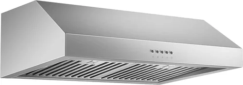 Tiesay Campana extractora debajo del gabinete de 30 pulgadas, 900 CFM, con conducto convertible sin conductos, 3 velocidades ajustables, filtros