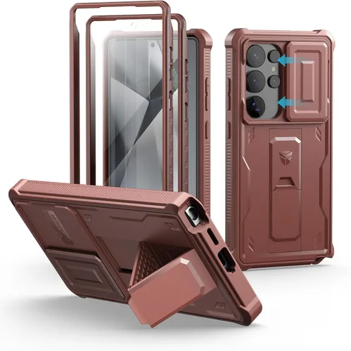 Miniatura 34 de Dexnor Funda para Samsung Galaxy S24 con Cubierta Deslizante Integrada para Cámara y Protector de Pantalla y Soporte, Funda Resistente a los Golpes