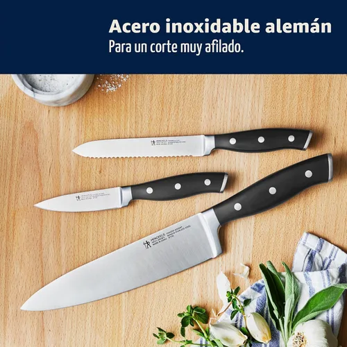 Miniatura 6 de Henckels - Cuchillo de chef forjado Accent de 8 pulgadas, color negro