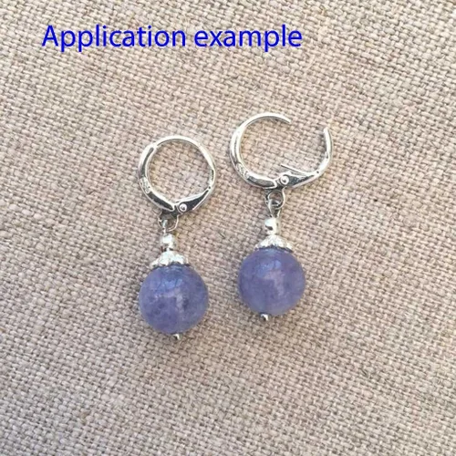 Miniatura 5 de 100 piezas de Adabele hipoalergénicas, resistentes al deslustre, de 0.630 pulgadas, redondas, arracadas de 0.630 pulgadas, ganchos para aretes Dorado