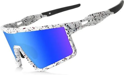 Miniatura 12 de Gafas de sol para ciclismo para hombres y mujeres, lentes de sol deportivos con protección UV para correr, lentes de sol para béisbol, ciclismo