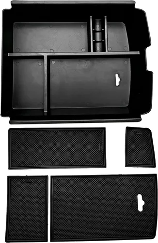 Miniatura 5 de Organizador de consola central compatible con VW Atlas y Cross Sport 2018 2019 2020 2021 2022 2023 accesorios de caja de almacenamiento