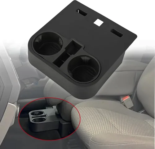 Bandeja portavasos para consola central HC3Z-2813562-AB Compatible con Ford F150 2015-2020 / F250 F350 F450 Super Duty 2017-2022 Asiento de salto