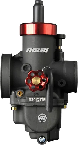 Miniatura 2 de NIBBI Carburador de Reemplazo Original de Alto Rendimiento de Velocidad Modificado PE30MM Jet Principal Jet Lento Compatible con Motocicleta