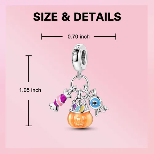 Miniatura 69 de Dije de girasol con diseño de estrella y luna y elefante para pulsera, collar de plata de ley 925, dijes de corazón de amor para mujer, regalo