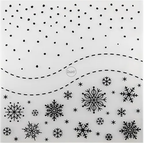 Miniatura 16 de DzIxY Carpetas de plástico en relieve de copo de nieve de Navidad para suministros de fabricación de tarjetas, plantillas de álbum de recortes 3D, 6