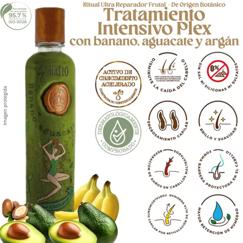 Miniatura 3 de RITUAL BOTANICO Kit4 Crecimiento Acelerado Ultra Reparador: Champú de Romero, Mascarilla Hidratante para el Cabello, Acondicionador Intensivo PLEX