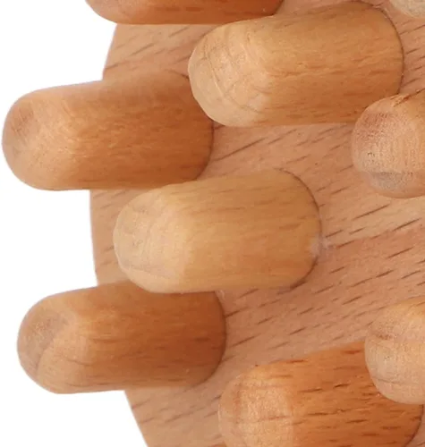 Miniatura 9 de HURRISE Masajeador de cabeza de madera, forma elimina molestias, reduce el estrés, herramienta de masaje de cabeza para dolor de cabeza