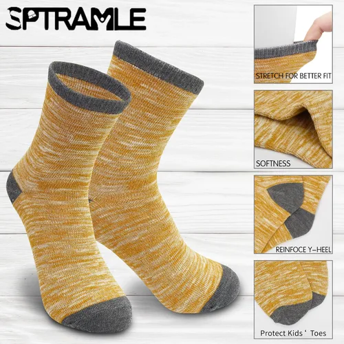Miniatura 13 de Calcetines para niños, 12 pares de calcetines deportivos para niños pequeños y niñas (1 a 14 años), juego de calcetines atléticos de media