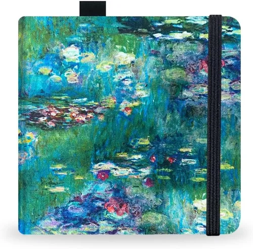 Miniatura 25 de Cuaderno de bocetos de acuarela, cuaderno de 5x5 pulgadas con cubierta de tela cuadrada portátil, 20 hojas de papel de dibujo texturizado