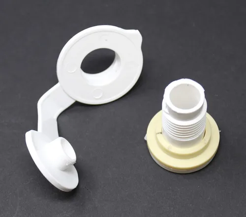 Miniatura 2 de JSP Manufacturing Aftermarket - Conjunto de tapón de drenaje de enfriador de eje blanco de 1.5 pulgadas para enfriadores Coleman Xtreme de 50