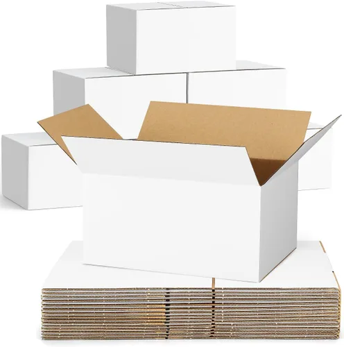 Miniatura 16 de Paquete de 40 cajas de envío pequeñas de 6x4x4, cajas de cartón corrugado para embalaje para pequeñas empresas, cajas marrón para envíos por correo