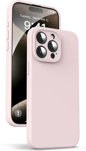 Miniatura 38 de Supdeal Funda de silicona líquida para iPhone 12 Pro Max, [protección de cámara] [antihuellas dactilares] [carga inalámbrica] Funda protectora de 4
