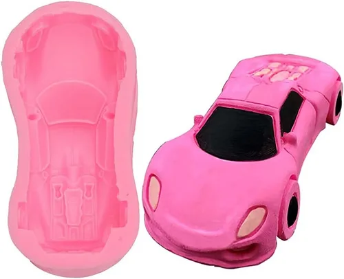 Miniatura 2 de Cestony Moldes de silicona en forma de autocaravana 3D para manualidades, pasteles, fondant, galletas, jabón, azúcar, pudín, chocolate, dulces