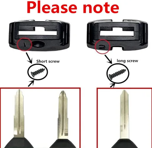 Miniatura 2 de Funda de repuesto para mando a distancia sin llave para Mitsubishi Eclipse Endeavor Galant Lancer Outlander (3 botones paquete 1)