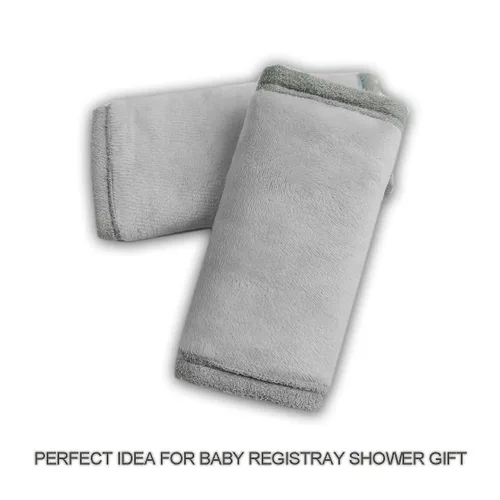 Miniatura 6 de Fundas de correa de asiento de automóvil para bebés y niños, fundas para cinturón de seguridad, almohadillas acolchadas para niños y niñas, protegen