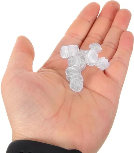 Miniatura 8 de EXCEART 100 almohadillas de silicona para aretes, almohadillas antideslizantes para hacer joyas, almohadillas transparentes para orejas, accesorios