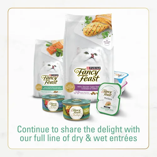 Miniatura 13 de Comida seca Purina Fancy Feast para gatos con pescado del océano y salmón - Bolsa de 3 libras