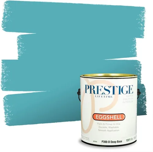 Miniatura 155 de PRESTIGE Pintura interior e imprimación en uno, salpicaduras acuosas, cáscara de huevo, 1 galón