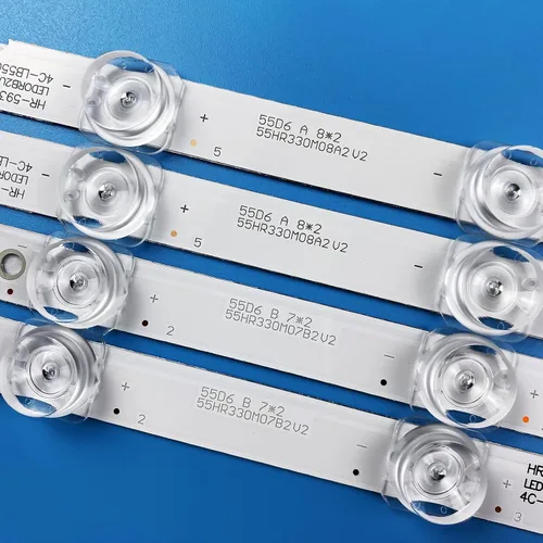 Miniatura 3 de Tiras de retroiluminación LED de repuesto para TCL 55 pulgadas TV 55S421 55S423 55S425 55D6 55F6 55U3800C 55U3900C 55U5850C 4C-LB5508-HR02J