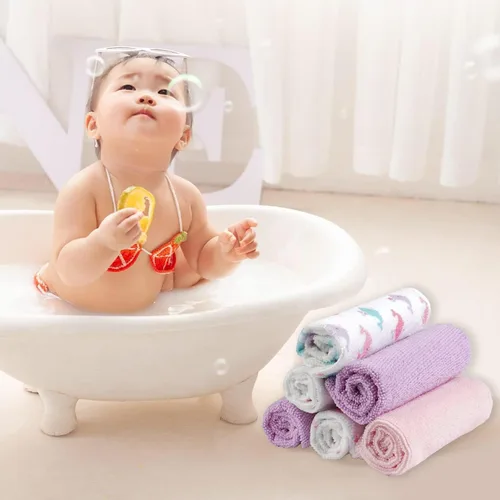 Miniatura 6 de softan Toallitas para bebé, paquete de 24 toallitas de baño para bebé extrasuaves y ultra absorbentes, toallitas faciales para bebé unisex