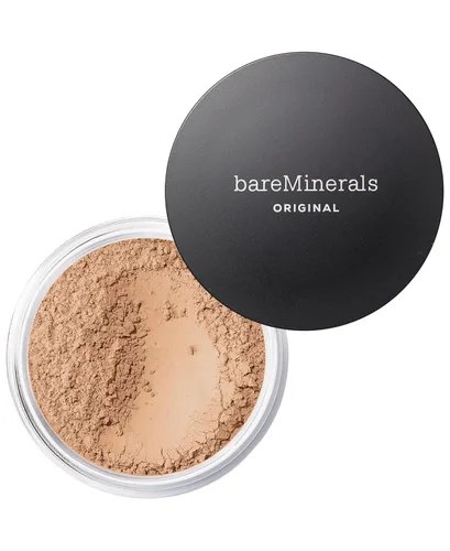 bareMinerals Base de maquillaje original en polvo suelto SPF 15, maquillaje facial en polvo mineral limpio, cobertura transparente a completa, sin