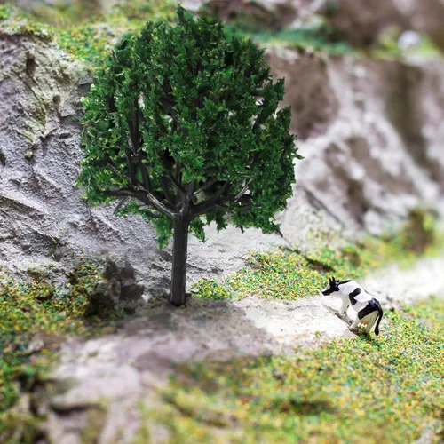 Miniatura 5 de Skylety 35 Piezas Árboles de Modelo 1.2-6.3 Pulgadas Árboles en Miniatura Mixtos Suministros de Diorama Plantas Falsas Paisaje de Tren Villa Verde