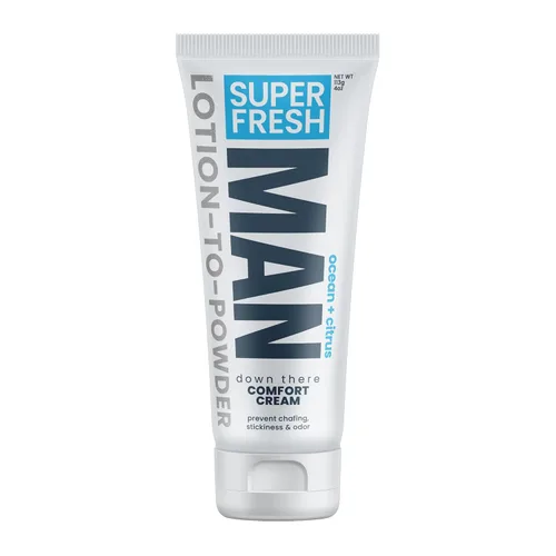 Super Fresh | Desodorante de bola para hombres – Protección en polvo | Previene partes adhesivas y olores del hombre | Sin talco, sin parabenos, sin