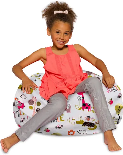 Miniatura 14 de Posh Beanbags - Sillón puff Azul Rey Sólido