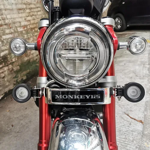 Miniatura 3 de Kit de luz auxiliar LED con conector compatible con Honda Monkey 125 Z125M Z125MA (2019-actual) (blanco #2)