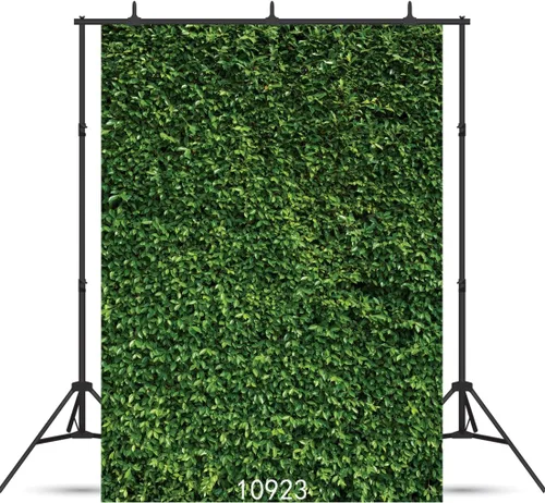 Telón de fondo de hojas verdes de 5 x 7 pies, telón de fondo verde natural, césped, fiesta, fotografía, cumpleaños, recién nacido, bebé, amante,