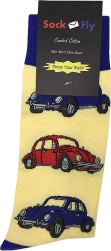 Miniatura 4 de Calcetines amarillos VW Beetle, Amarillo, 9-11