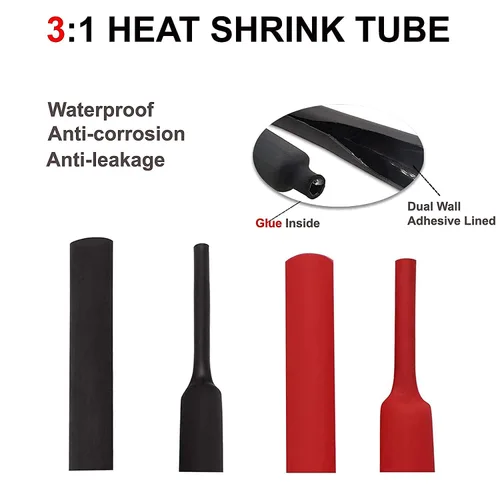 Miniatura 6 de 10 piezas Sanuke 1/0 AWG - 1/2" Terminales de Anillo de Cables de Cobre Estañado con Orejetas, Extremos de Cable de Batería de Grado Marino con Tubo