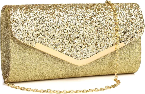 Miniatura 2 de Bolso de mano brillante para mujer, bolso de noche con cristales de estrás, bolso de noche con purpurina brillante para mujer, boda, fiesta, baile